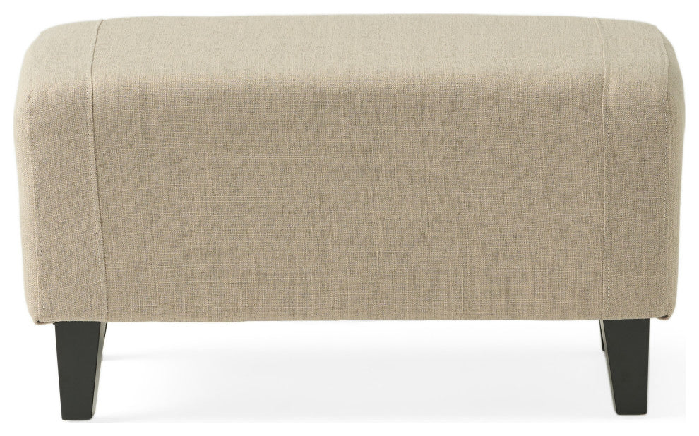 GDF Studio Empierre Tufted Fabric Chair And Ottoman