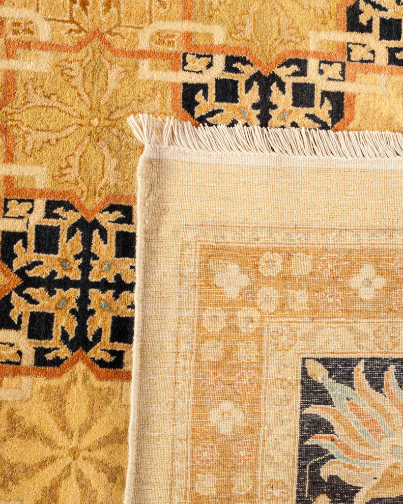 Camila, One-of-a-Kind Hand-Knotted Area Rug Ivory, 9'1"x11'10"