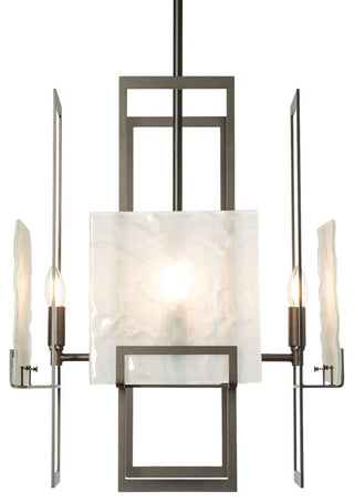 Geo Pendant, 4-Light Oil Rubbed Bronze/Frosted Glass
