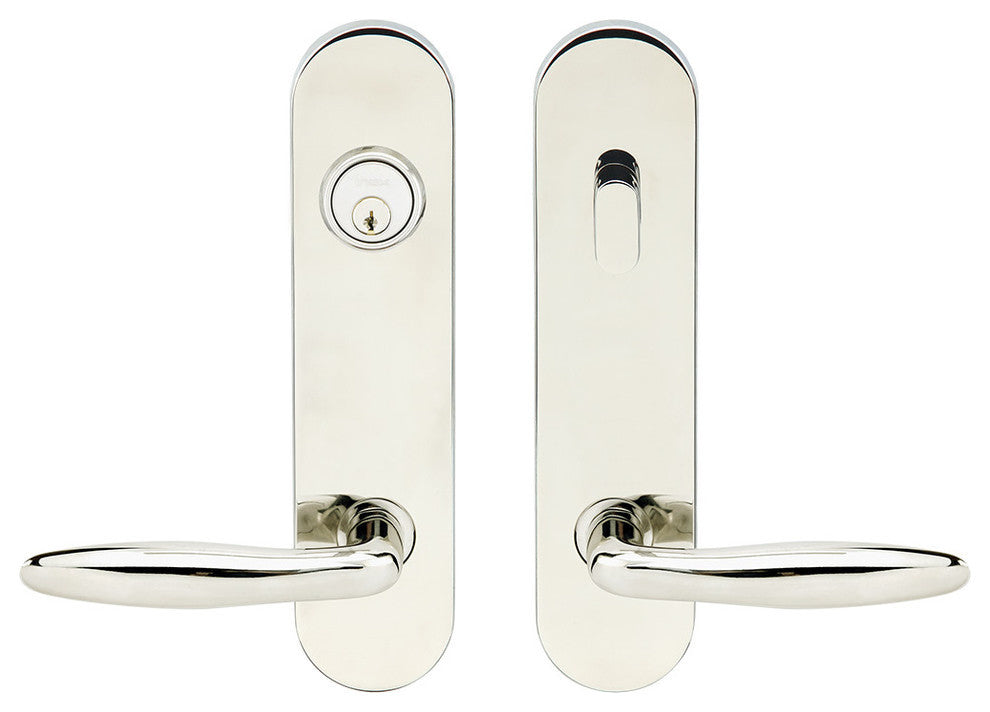 Summer Lever, Tubular Entry Single Cylinder, LH, Polished Stainless Steel