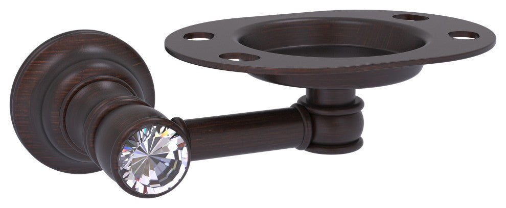 Carolina Crystal Tumbler and Toothbrush Holder, Venetian Bronze