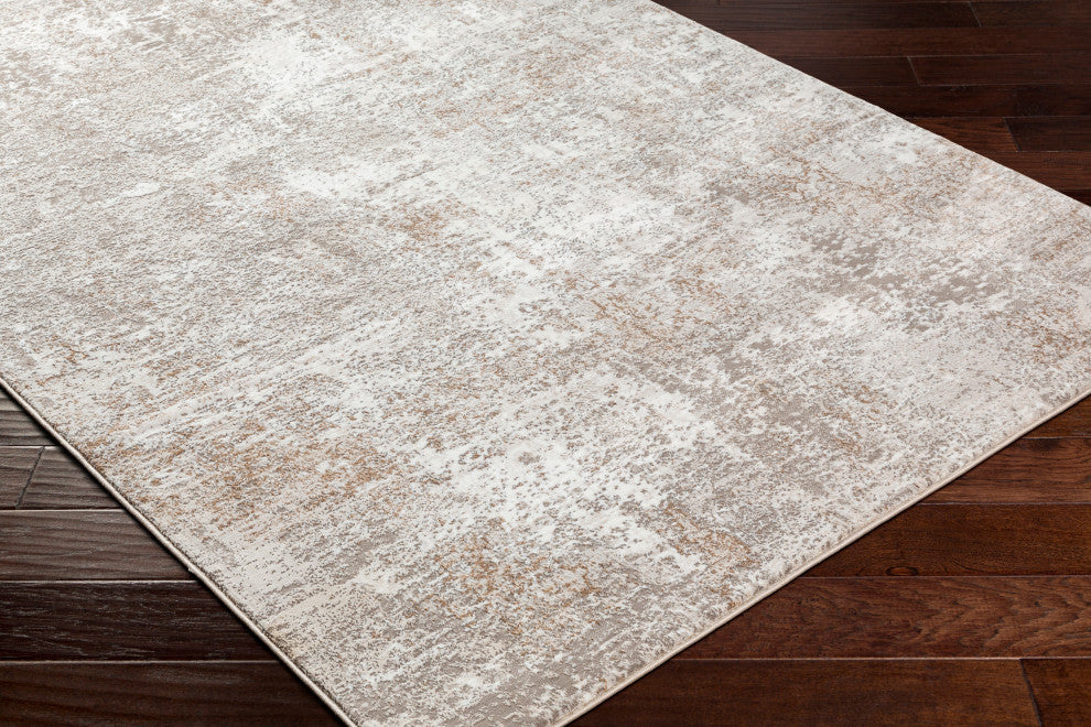 Allegro plus AGP-2302 Light Brown Machine Woven 9'2" x 12' Rug