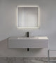 LED Lighted Bathroom Mirror Wall Mount With Defogger, 36"x36"