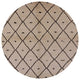 Ahgly Company Indoor Round Mid-Century Modern Area Rugs, 4' Round