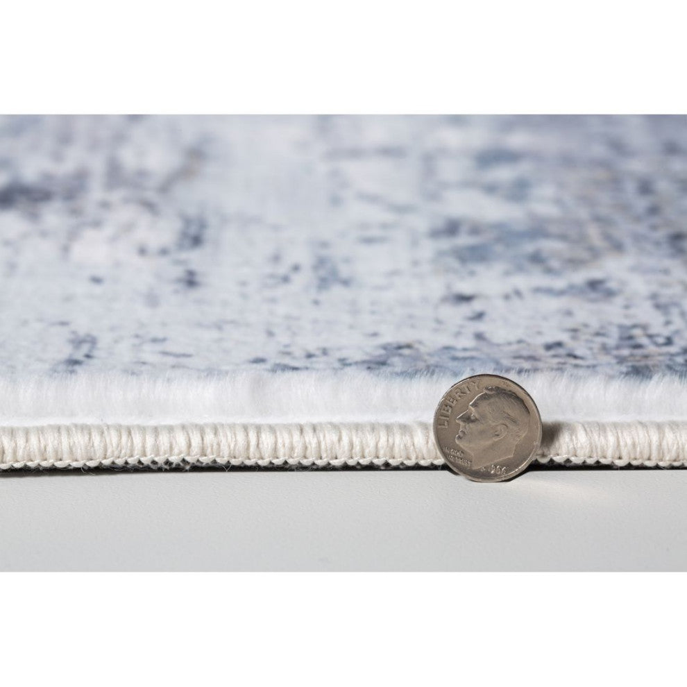 KAS Roxy 2807 Gray Tranquility Area Rug, 6'x9'