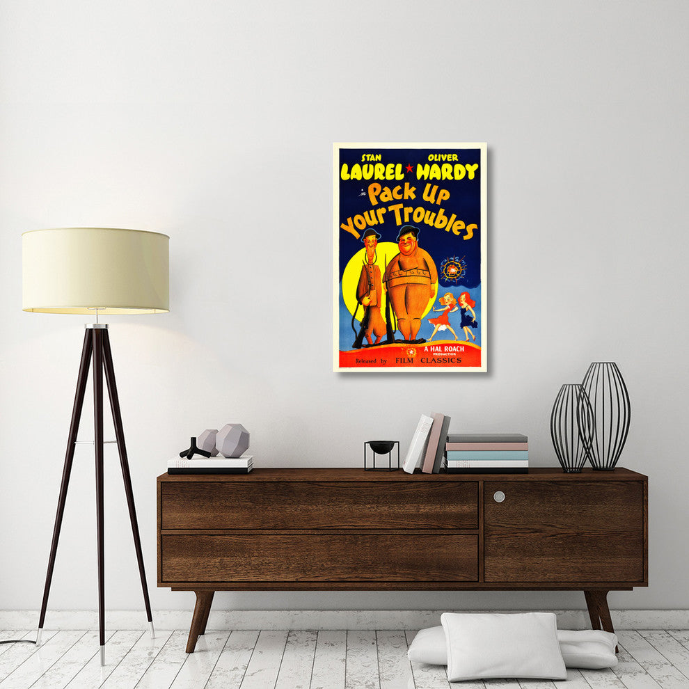 Laurel and Hardy, Pack Up Your Troubles, 1932, 27x40