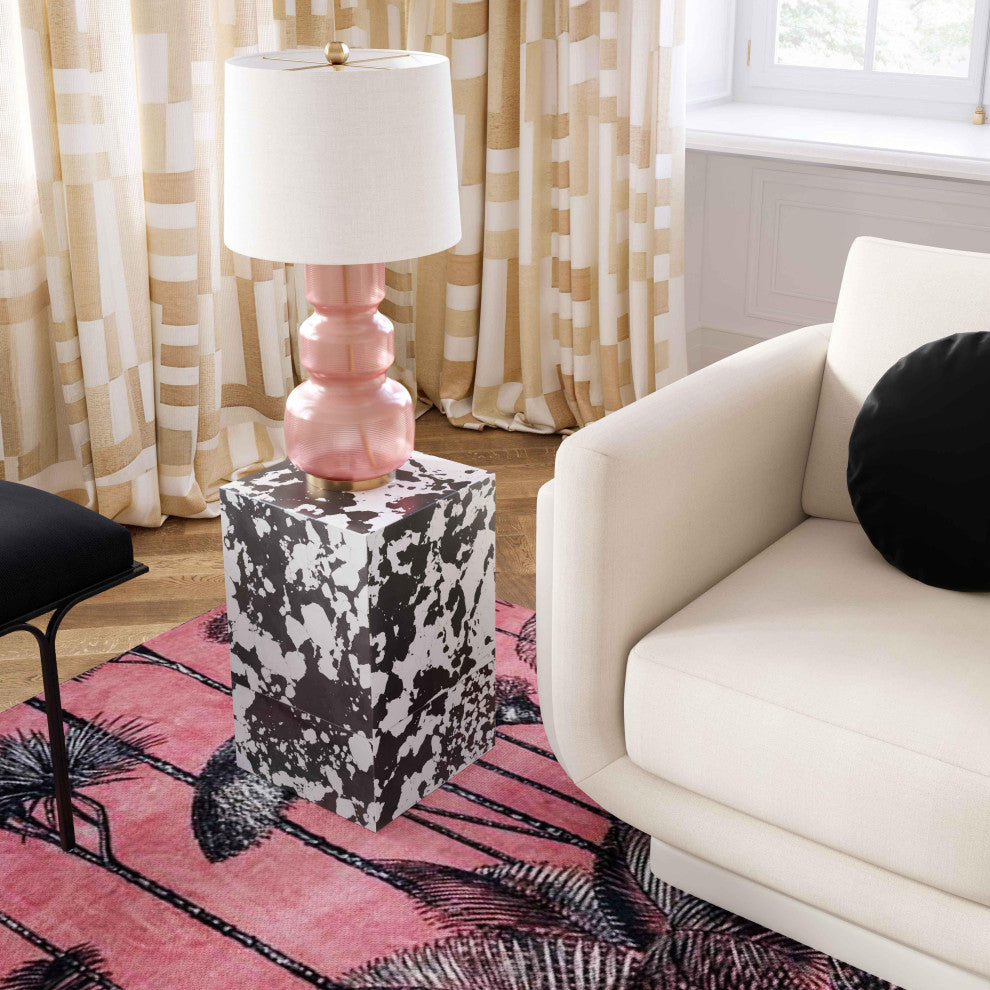 Palm Beach Gray/Pink 5'x8' Area Rug