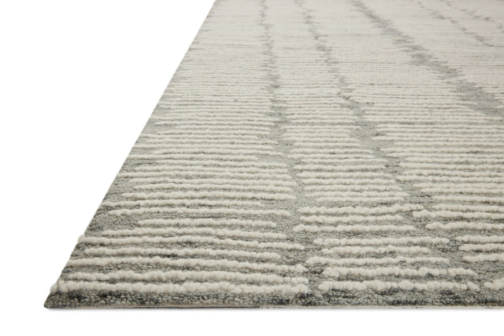 Loloi Tallulah Stone / Ivory 3'-6" x 5'-6" Accent Rug