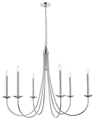 Home Living 42" Chandelier, Chrome