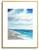 Rosie Brown Beach 1 Metal Framed Art Print