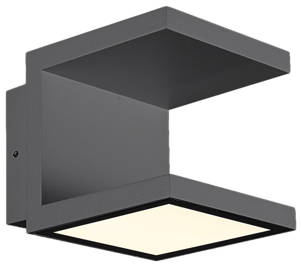 Rail LED Outdoor Wall Mount Graphite Grey Finish