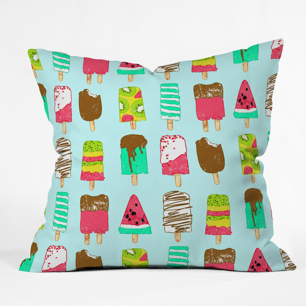 Evgenia Chuvardina Ice Cream Time Throw Pillow