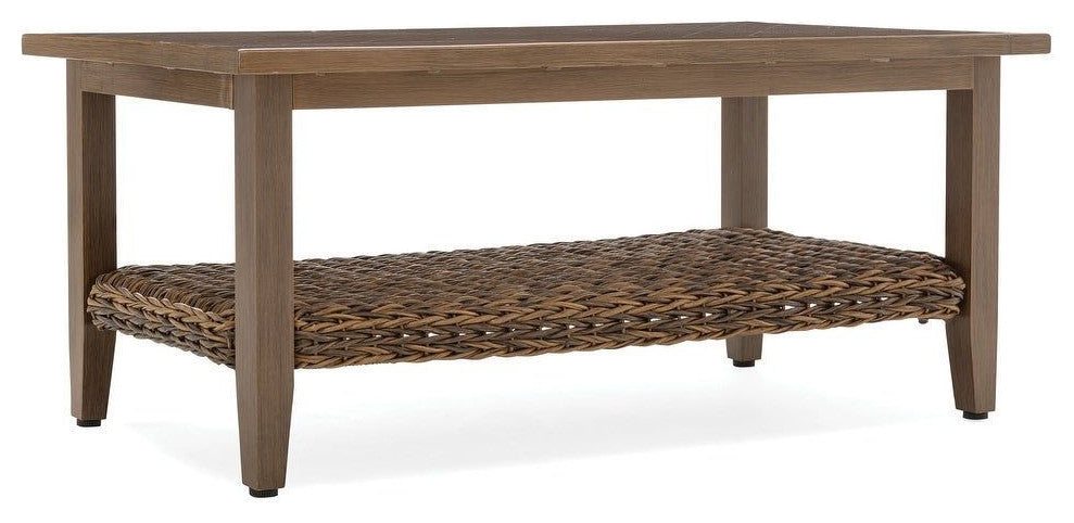 Cayman 24" x 48" Coffee Table, Heritage Brown