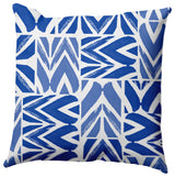 More Urban Graffiti Pillow, Blue, 18"x18"