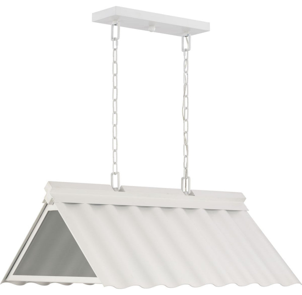 POINT DUMEÂ® Edgecliff Ashelter White Finish Outdoor Hanging Pendant