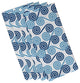 Rip Curl, Geometric Print Napkin, Aqua, Set of 4, Blue