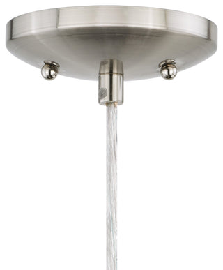 Milano 4.75" Mini Pendant Marble Swirl Glass Satin Nickel