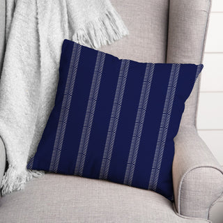 Navy Lines 20x20 Indoor/Outdoor Pillow