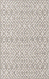 Indoor/Outdoor Destiny 3'x5' Rectangle Ash Gray Area Rug