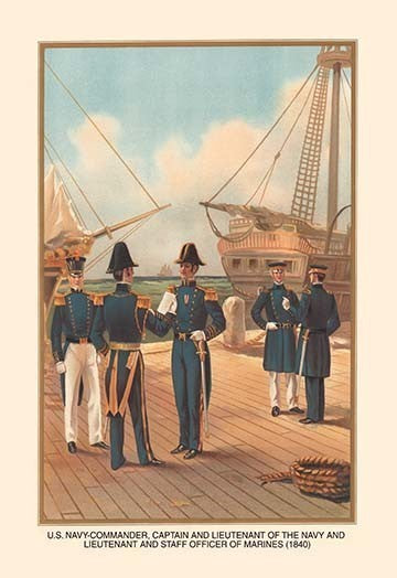 Commander, Captain and Lieutenant of the Navy