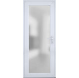 Exterior Prehungdoor Manux 8102 White Silk