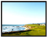 Halfmoon Bay Golf Course Photo Print on Canvas with Picture Frame, 22"x29"