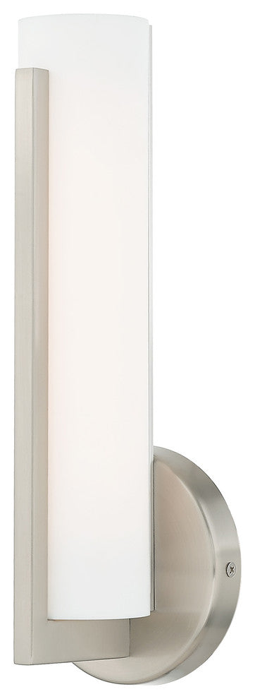 Livex Lighting Brushed Nickel LED Light ADA Wall Sconce
