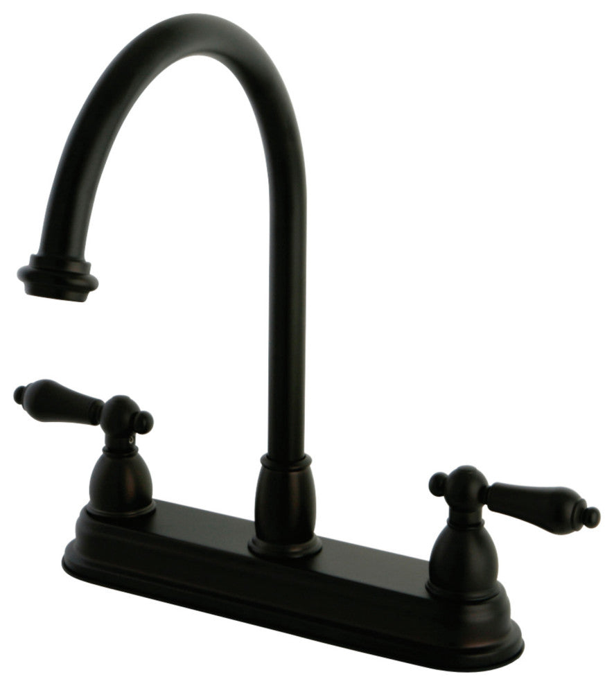 Kingston Brass Centerset Kitchen Faucet, Oil Rubbed Bronze