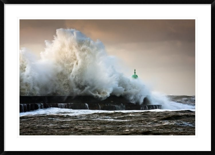 "The Wall" Framed Digital Print by Niels Christian Wulff, 44x32"