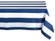 DII Nautical Blue Cabana Stripe Outdoor Tablecloth
