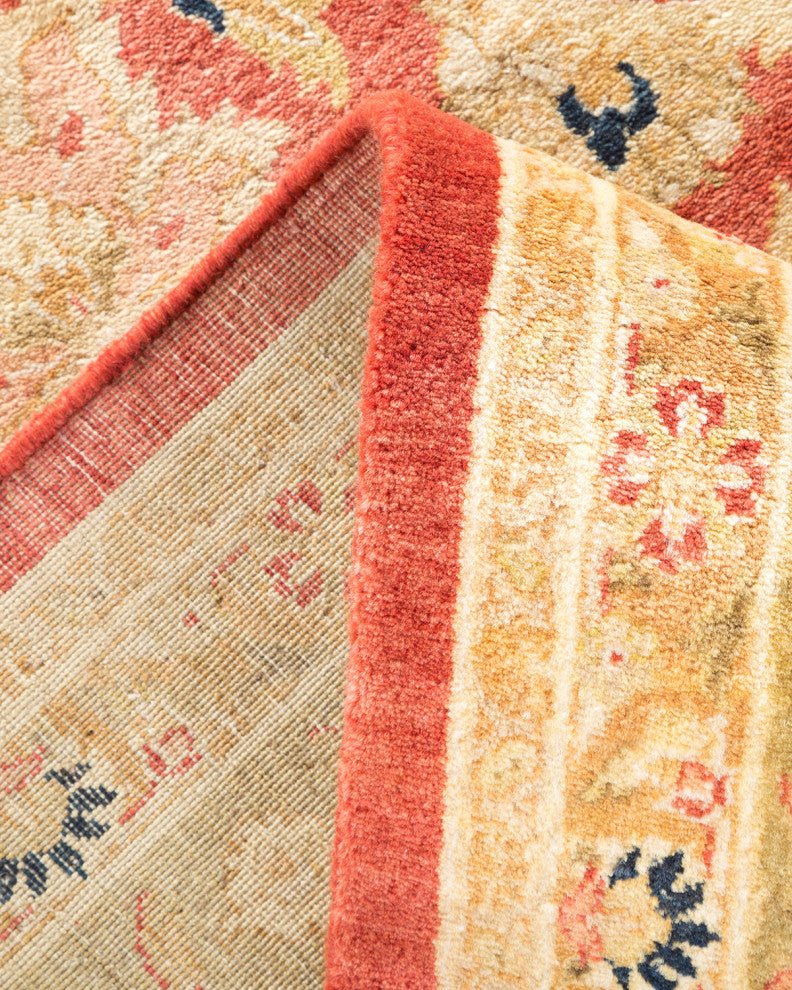 Mogul, One-of-a-Kind Hand-Knotted Area Rug Orange, 6'1"x9'3"