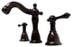 Messina Double Handle Oil Rubbed Bronze High Arc Faucet With Drain Assembly