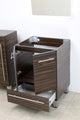 Windbay 24" Freestanding Vanity, Ebony, Black Stone Countertop