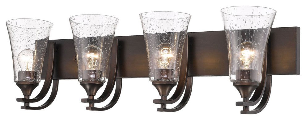 Millennium 1494-RBZ Four Light Vanity, Rubbed Bronze Finish