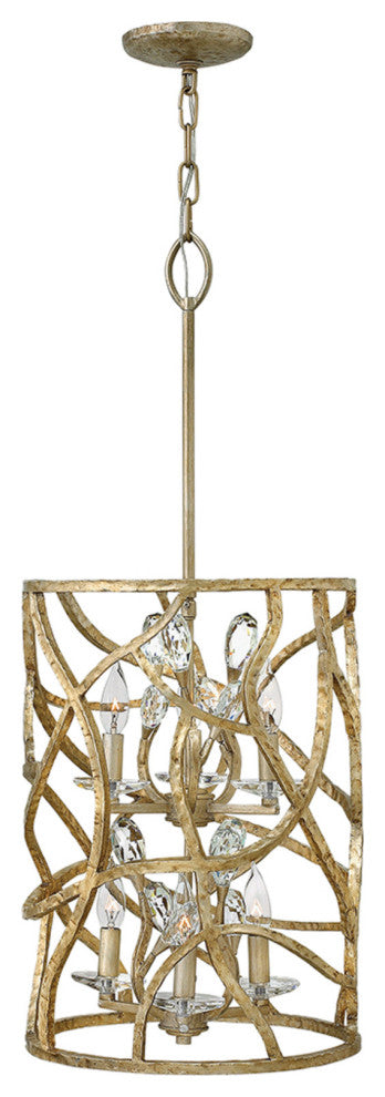 Fredrick Ramond FR46805CPG 6 Light Full Sized Foyer Single - Champagne Gold