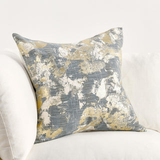 Kosas Home Lucia Embroidered 22ï¿½ Throw Pillow, Blue