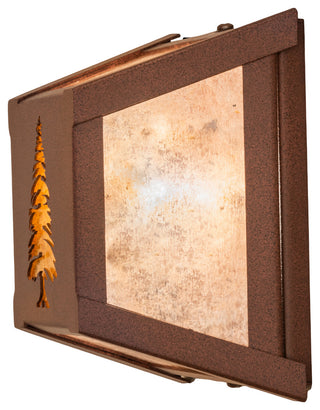 7 Wide Tall Pines Wall Sconce
