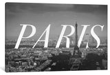 "Black and White Paris" by 5by5collective, 18x12x1.5