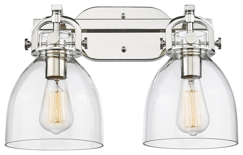 Newton Bell 2 17" Bath Vanity-Light Polished Nickel