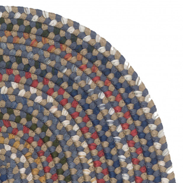 Colonial Mills Rug Wayland Runner Blue Runner, Oval