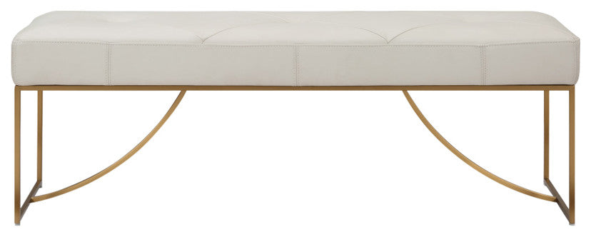 Uttermost - 23843 - Bench - Swale - Brushed Brass