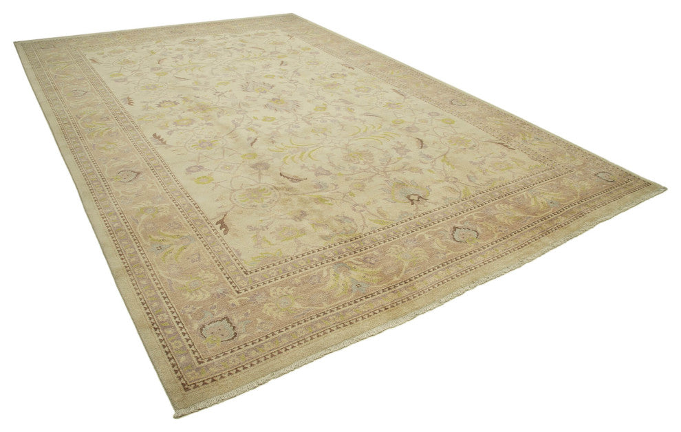 Rug N Carpet - Handmade Oriental 12' 0" x 18' 4" Large Oushak Area Rug