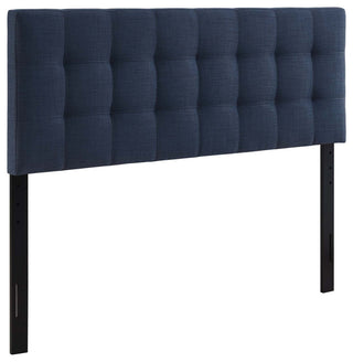 Modway Bedroom Lily Full Fabric Headboard, Navy
