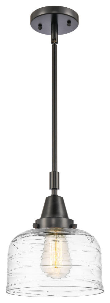 Innovations 447-1S-BK-G713-LED 1-Light Mini Pendant, Matte Black