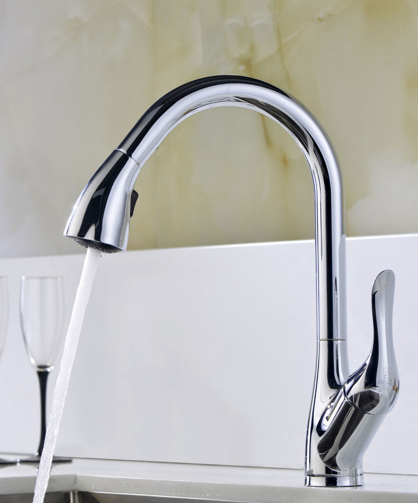 Elysian Farmhouse 36" Double Bowl Sink, Accent Faucet, Polished Chrome