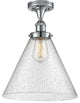 Innovations Lighting 916-1C-PC-G44-L-LED X-Large Cone 1 Light Semi-Flush Mount