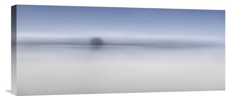 "The Twilight River" Stretched Canvas Giclee by Shenshen Dou, 22x9"