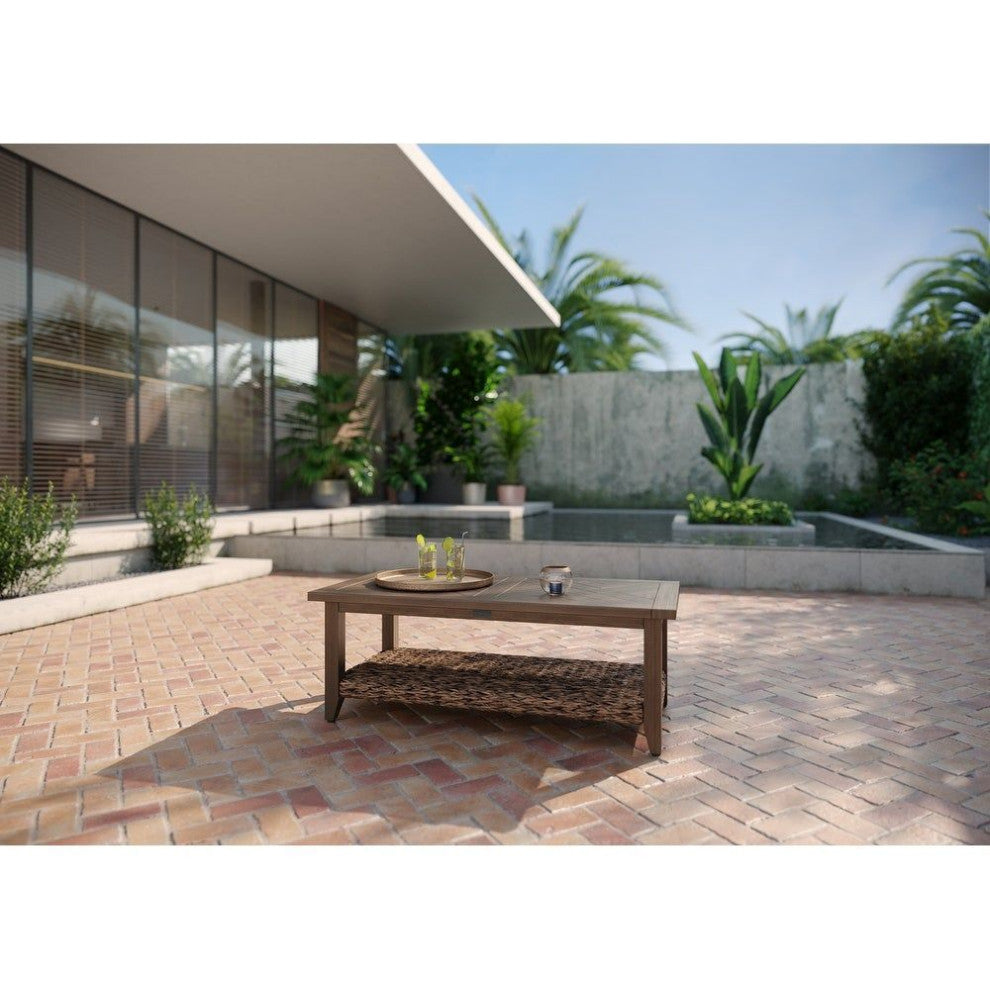 Cayman 24" x 48" Coffee Table, Heritage Brown