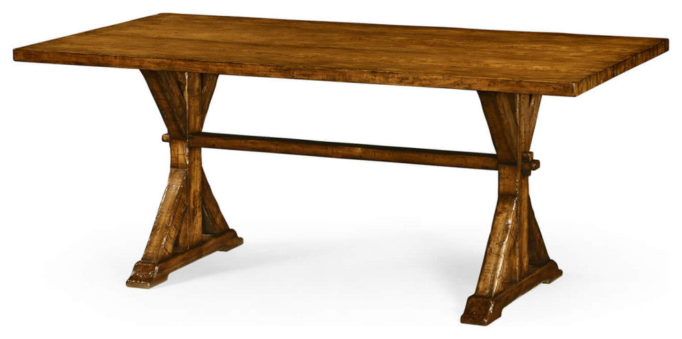 Rustic Country Walnut Refectory Dining Table