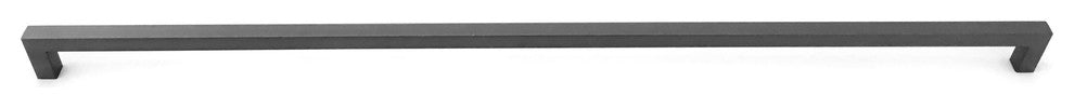 Square Bar Pull Pewter Cabinet Handle Stainless 12 mm., 18" Center-to-Center